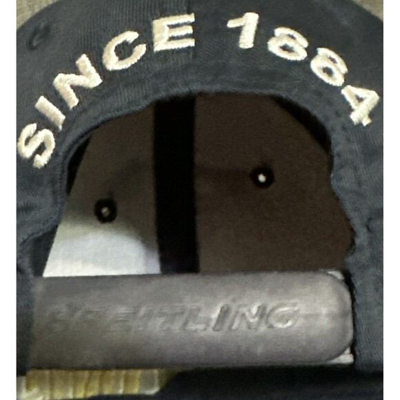 Breitling Watches 1884 Big Logo Embroidered Chronographs Blue Snapback Hat Cap - Picture 7 of 8